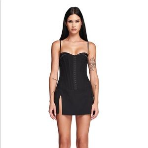 I Am Gia Frieda Corset Dress Black